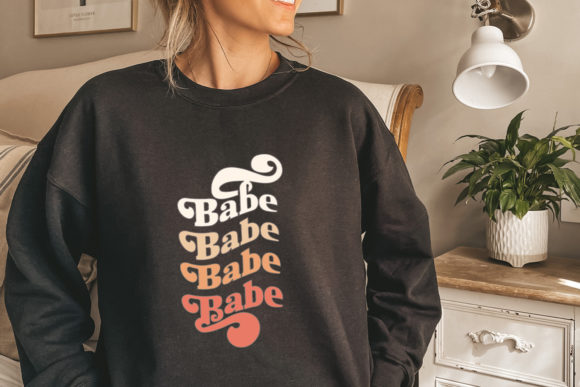 Babe Svg Retro Design Png Sublimation