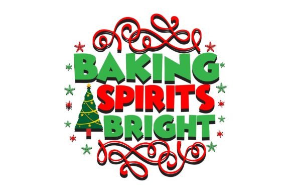Baking Spirits Bright Retro Christmas Svg Review