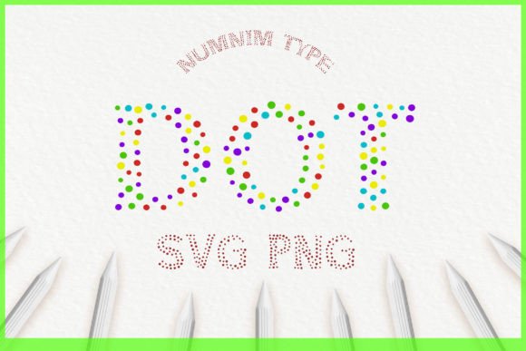 Dot Retro Kids SVG PNG Alphabet Letters Review