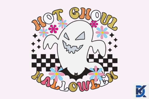Hot Ghoul Halloween PNG, Retro Ghost SVG Review