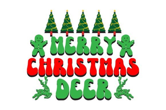 Merry Christmas Deer Retro Svg Review