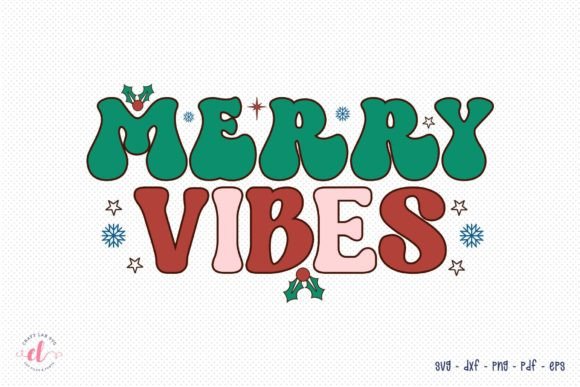 Merry Vibes SVG Retro Christmas SVG Review