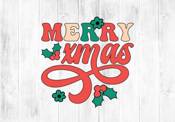 Merry Xmas, Retro Christmas SVG Review
