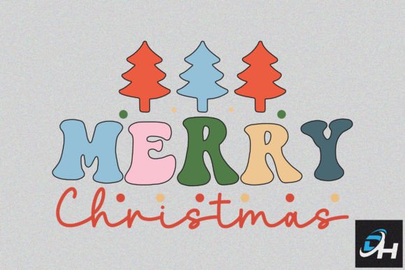 Retro Christmas SVG Merry Christmas Review