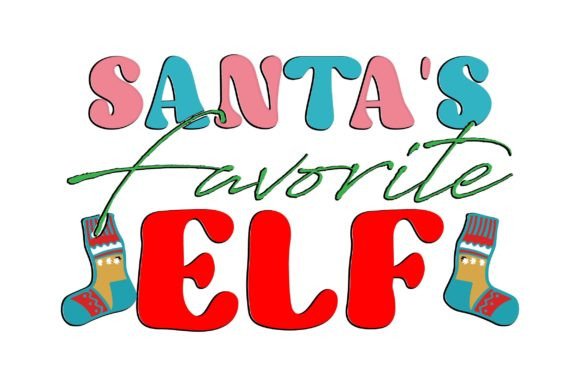 Retro Christmas SVG, Santas Favorite Elf Review