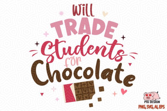 Will Trade Student for Chocolate Teacher Embroidery Review